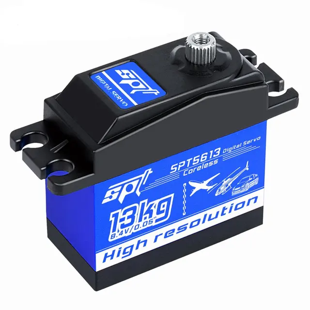 SPT5613 13kg High-Resolution High-Speed Coreless Digital Servo For Rc Car / Helicopter / Rc Planes Accessories