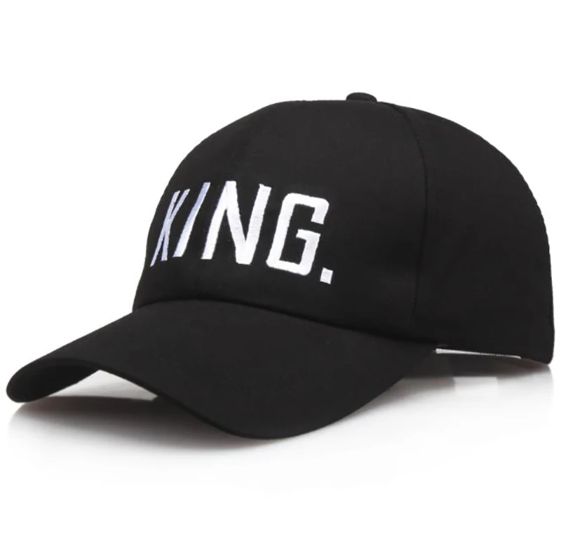 LA KING QUEEN бейсболка Snapback для мужчин и женщин козырек кепки s dad Bone Белый Черный Пара