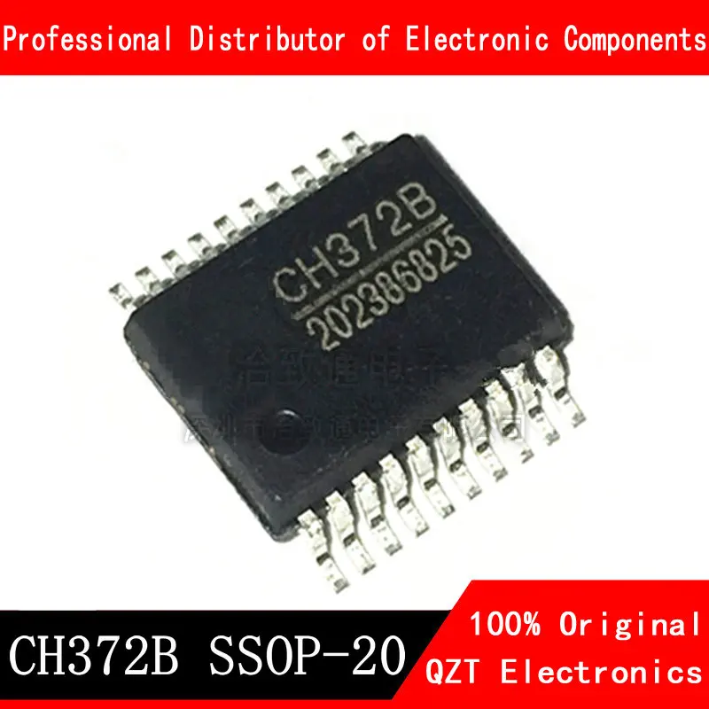 10pcs/lot CH372B CH372 SSOP-20 new original In Stock 5pcs new ch372b ch372 usb bus interface chip ssop 20 ch372b integrated circuit