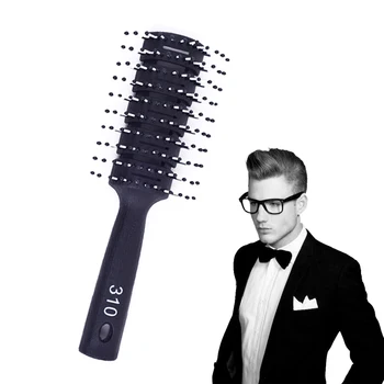 

New Hot Men Salon Hair Styling Brush Comb Antistatic Resin Handle Hair Style Tool SMR88