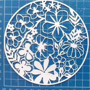 

Kokorosa Metal Cutting Dies Diecut Scrapbooking for Card Making DIY Embossing Cuts New Craft Die Flower Hollow Cover New 2019