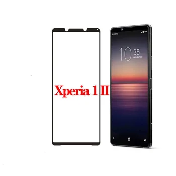 10 ソニーの xperia 1 ii 強化ガラスフルカバードフィルムソニーの xperia 1II フル接着剤プロテクタースクリーン