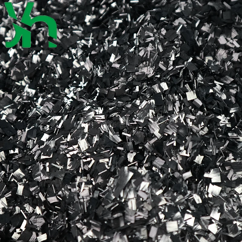 Forged carbon fiber 6mm chopped carbon fiber bundle decorated with marble texture on surface messy effect carbon fiber bundle