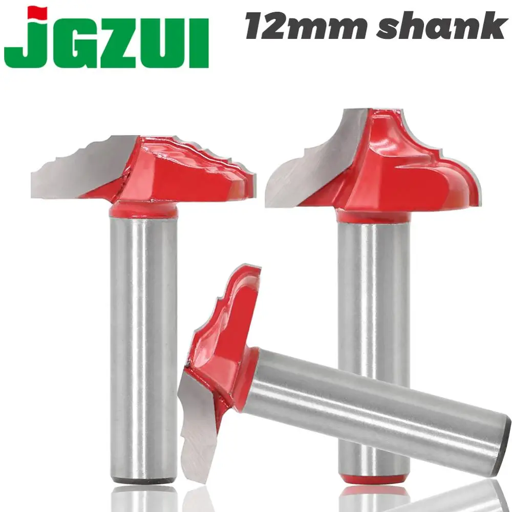  12'' Shank Bullnose Bead Column Face Molding Router Bit For Woodworking Tools