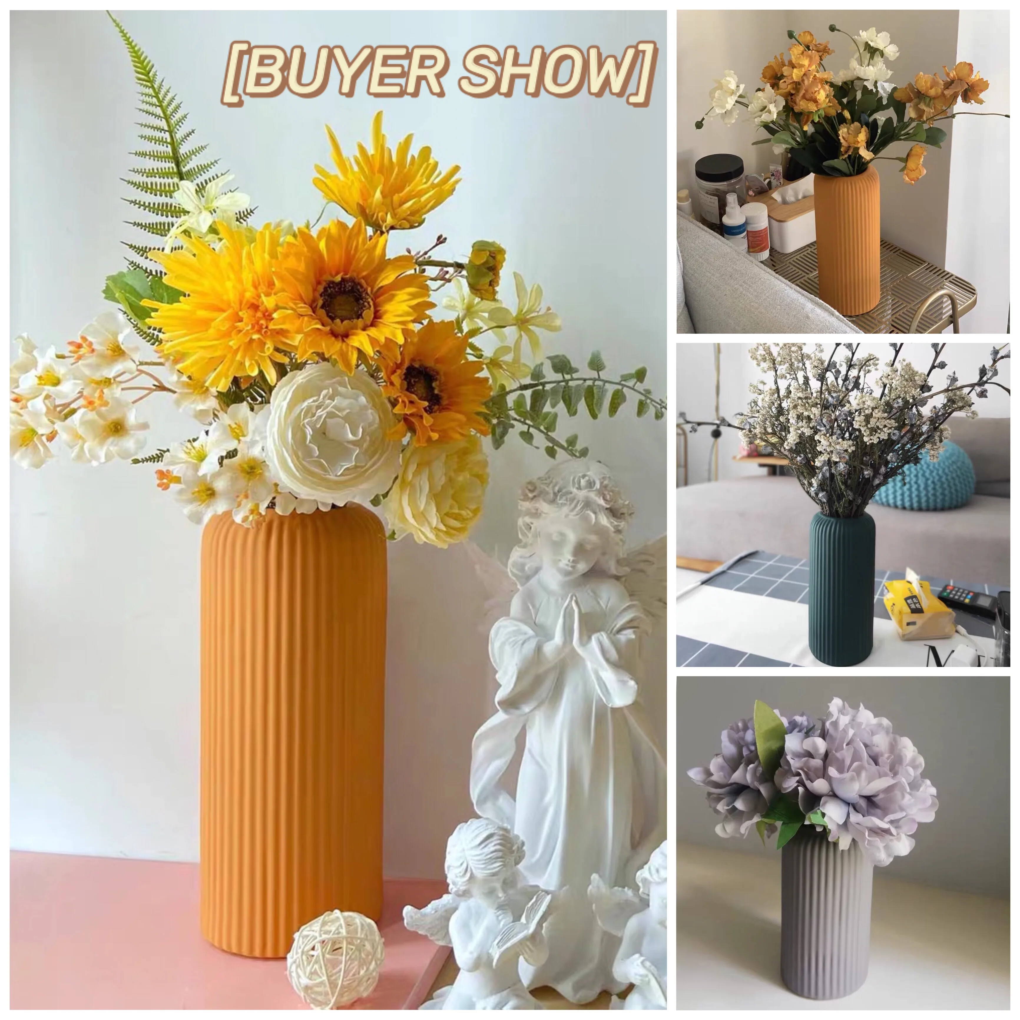 Compatible Withflower Arrangement In A Vase For The Floral Living Room Ornament B 86 Off