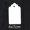 4x7cm White