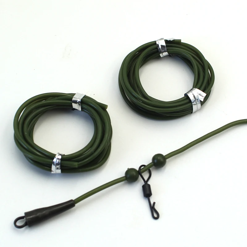 

2PCS Silicone Rig Tube Hook Stop for Carp Fishing Hair Rig Helicopter Rig Heli Accessories for Carp Fishing Terminal Tackle