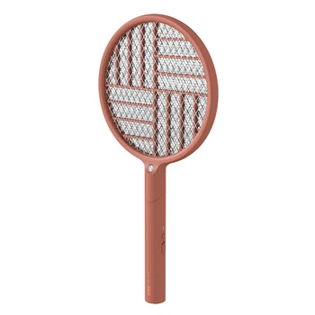 

2 In 1 Fly Bug Killer With LED Light USB Charging Handheld Electric Mosquito Swatter Non Toxic Pest Control 90 Degree Rotatable