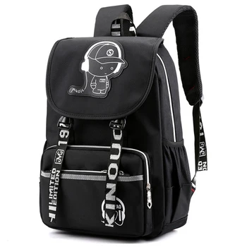 

Reflective 2019 strip cute schoolbag For teenage kids backpack to school bag teenagers Student book bag bookbag for boys girls