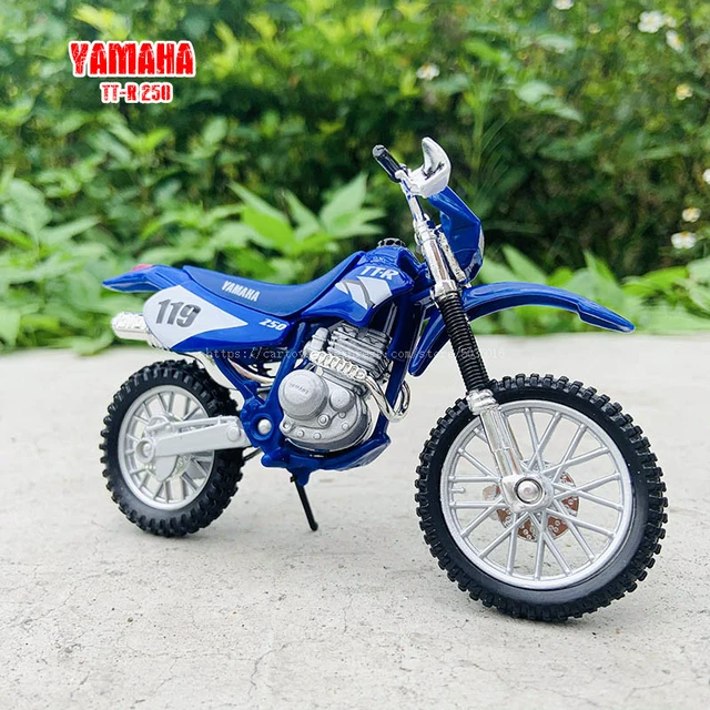 Miniatura de Moto da Yamaha YZ450F Escala 1:18 Maisto