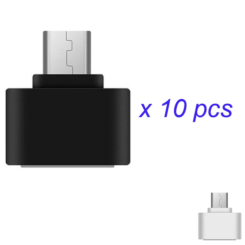 10 шт./комплект для HUAWEI P9/P9 Plus Micro usb адаптер OTG конвертер телефона Android USB мужчина к