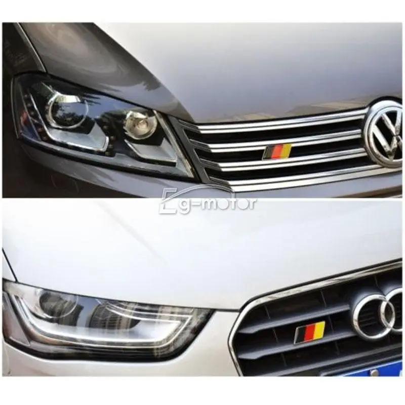 1 шт. значок с гербом немецкого флага передняя решетка подходит для Volkswagen Audi