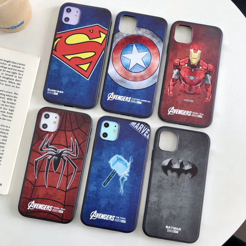 

Case for iPhone 11 Pro Max Case for iPhone 7 8 6 Case for iPhone X XS Max XR 7 8 6Plus Case 3D Converse Captain America Case