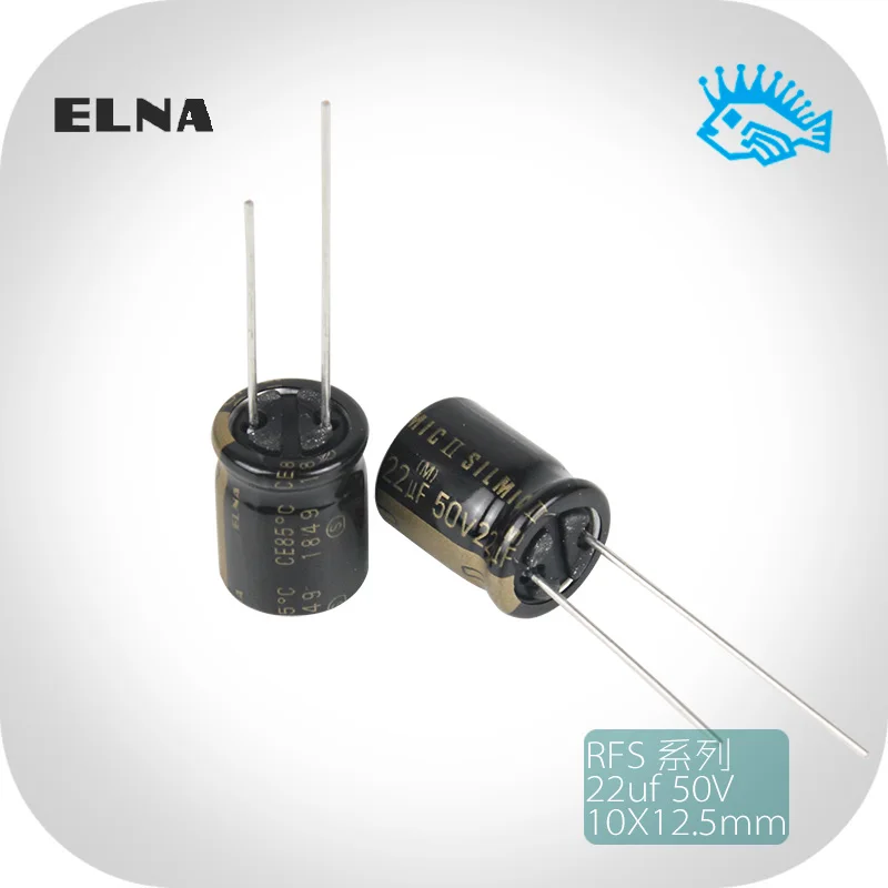 5pcs/20pcs ELNA 22uf 50V22uF Silmic II RFS Series Audio Electrolytic Capacitor 10x12.5 | Компьютеры и офис