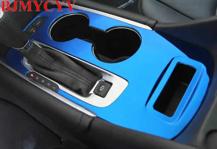BJMYCYY Cup gear модернизированные Чехлы для стайлинга автомобилей защитные украшения Яркие Блестки наклейка полоса для Chevrolet Malibu XL