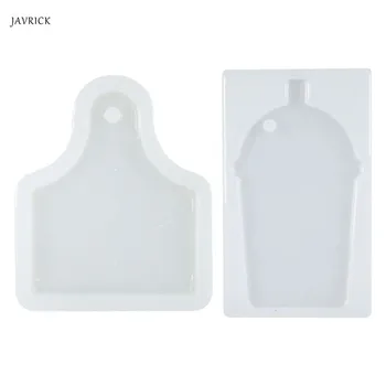 

DIY Crystal Epoxy Resin Mold Silicone Aroma Gypsum Tag Mould Handmade Crafts Jewelry Pendant Making Tool