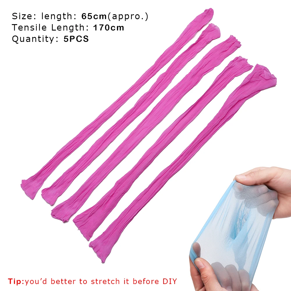 5 шт многоцветные Искусственные цветы материал растягивающийся шелк экран