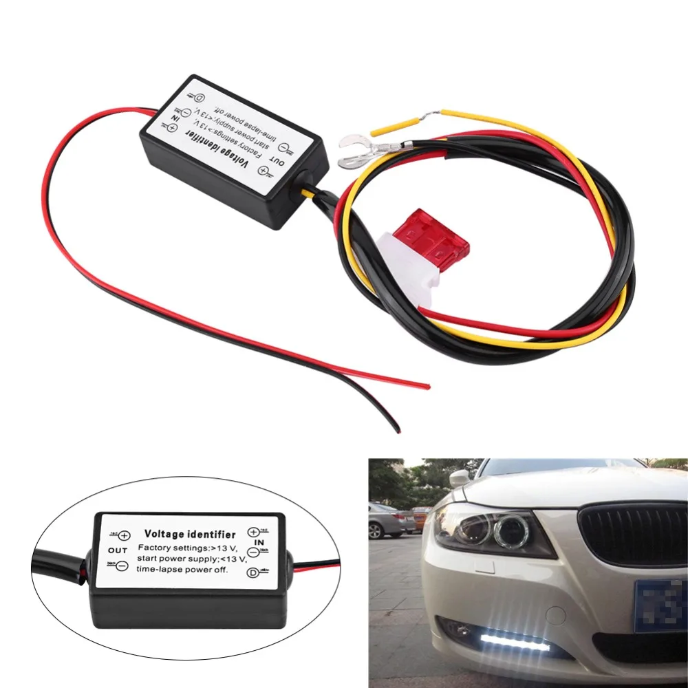 DRL контроллер Авто Светодиодный дневной светильник реле затемнения Вкл/12 18V туман