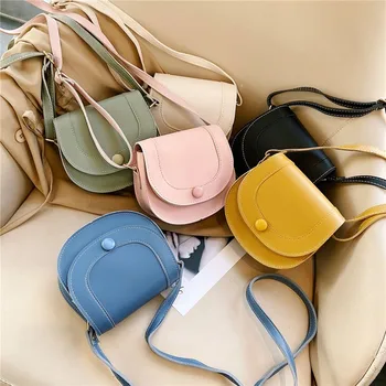 

Fashion Women Solid Color Large Capacity Leather Shoulder Bag Messenger Bag