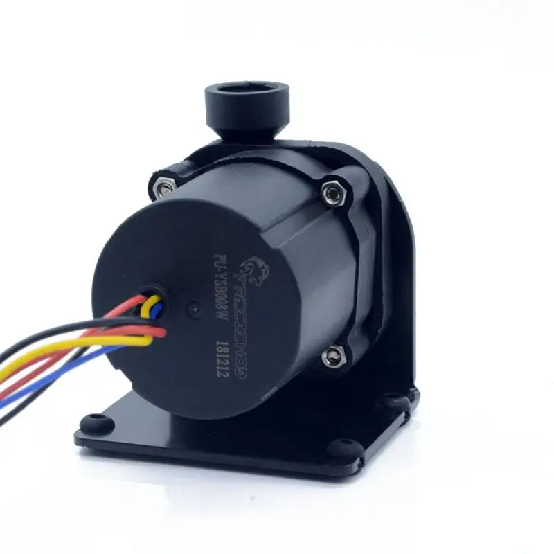 PU-YSB008W 12 В 10 Вт DC водяной насос 600 л/ч G1/" вход и выход с держателем насоса D08B