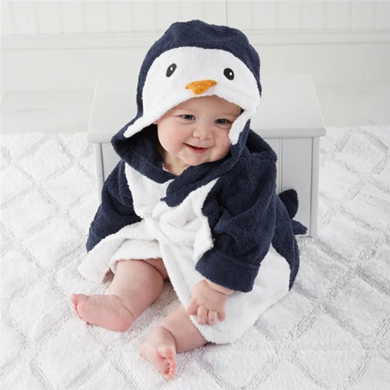 children's pyjamas Toddler Baby Cartoon Animal Hoodie Bath Towel Infant Flannel Bathing Bathrobe pijama bebe #3N26 (7)