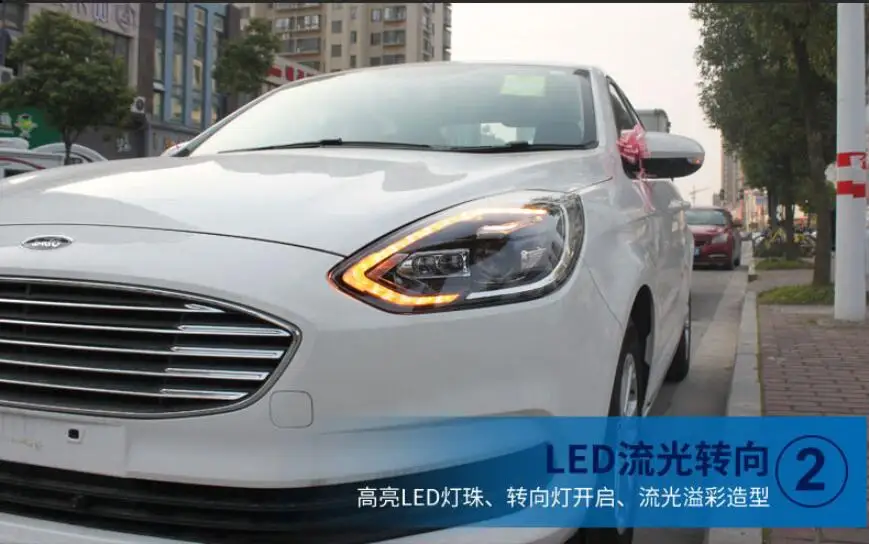 2020y автомобильный бупмер головной свет для Ford эскорт фары автомобильные аксессуары светодиодный DRL HID ксенон, противотуманная фара для эскорта