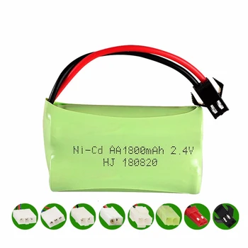 

2.4v 1800mah NiCD Battery For Rc toys Car Tanks Trains Robot Boat Gun Ni-CD AA 700mah 2.4v Rechargeable Battery