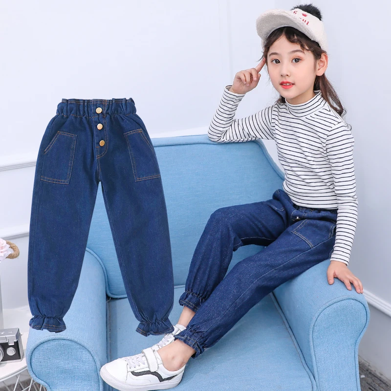 buckle bell bottom jeans