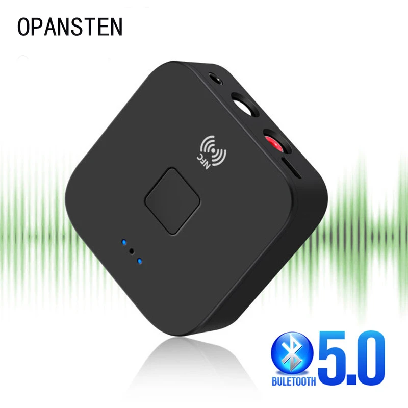 Opansten NFC Bluetooth адаптер 3,5 мм Bluetooth 5,0 aux-приемник стерео музыкальный автомобильный переходник rca аудио Bluetooth ресивер