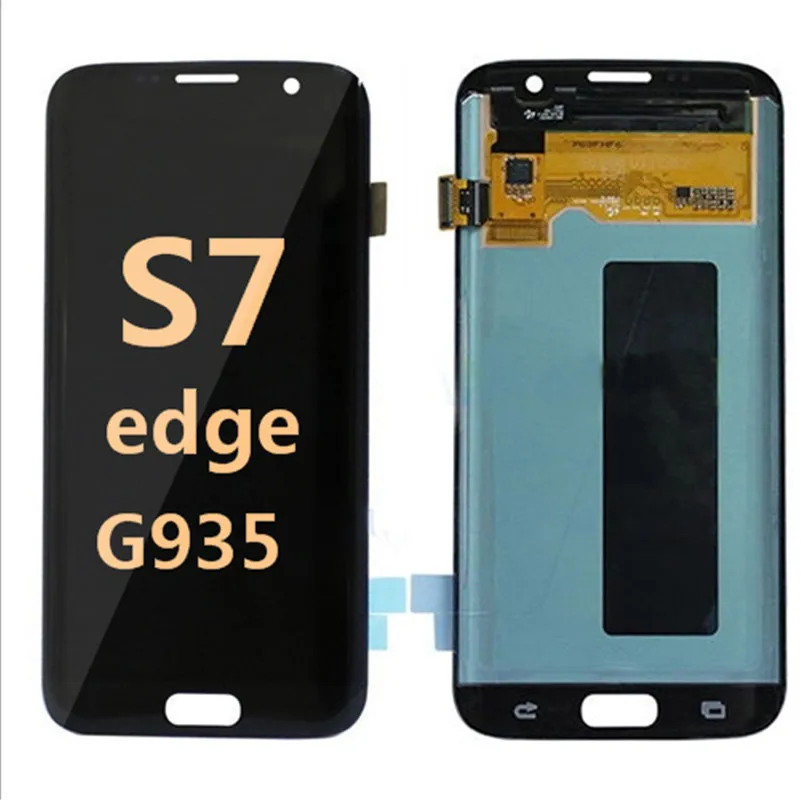

100% Original LCD Replacement For Samsung S7 Edge G935F G935A G9350 LCD Digitizer Touch Screen With Frame Screen