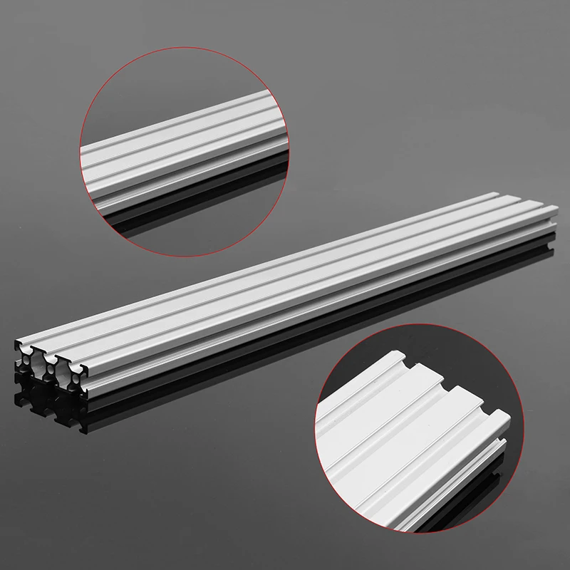 

200/300/400mm Length Aluminum Profiles 2060 T-Slot Extrusion Frame For CNC 3D Printer Lasers Stands Furniture Plasma