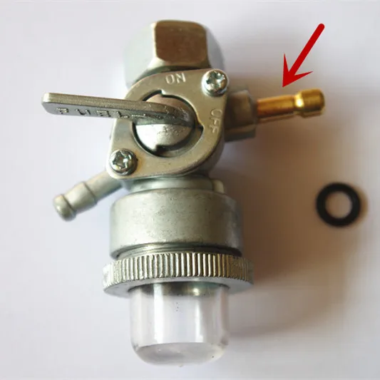 

Fuel valve twin nozzle type for Honda G100 G150 G200 G300 G400 E4500 ED1000 EG1000 ES4500 F500 Fuel tap Fuel cock replacement