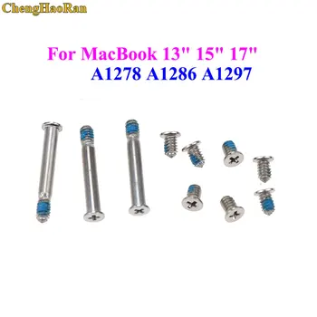 

ChengHaoRan 400set For MacBook Pro 13" 15" 17" Back Cover Screw For Macbook A1278 A1286 A1297 Computer Case Bottom Cover Screws