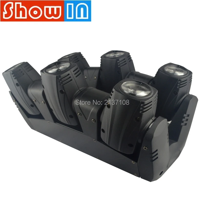 8PCS/Lot 6*10W RGBW CREE LED Spider Beam Moving Head Light DMX for DJ Disco Party Music Show Event Stage Lighting Equipment | Лампы и