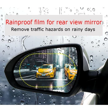 

2Pcs Car Rearview Mirror Protective Film Anti Fog Clear Rainproof Protective Soft Film for Opel Astra Mokka Auto Accessories
