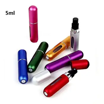

Mini Portable Refillable Perfume Spray Bottle Aluminum Makeup Water Atomizer Bottle Empty Container Travel Perfume Bottle Tool