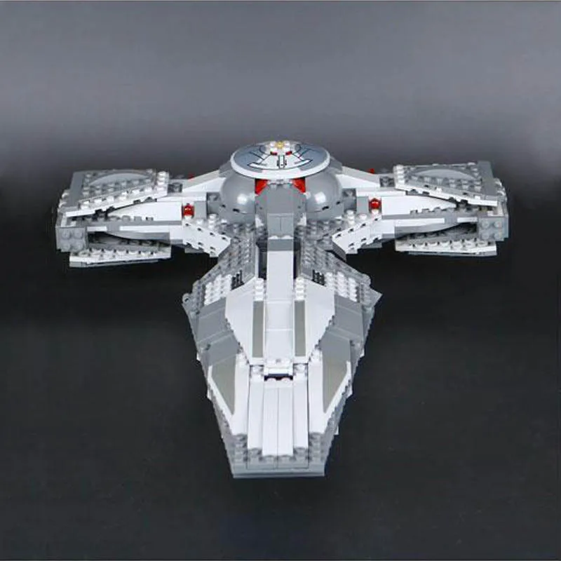 

legoinglys 698pcs Star Series Wars 05008 Force Awaken Sith Infiltrator Model Building Block bricks Assembling Toy Gifts 75096