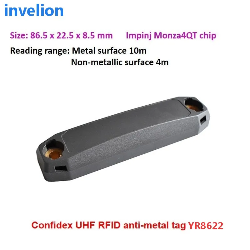 Широкодиапазонная uhf rfid Анти-металлическая метка пассивная память epc 128 бит gen2