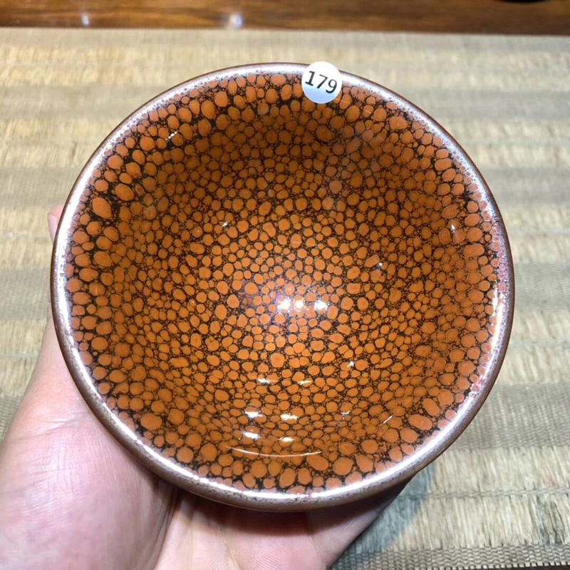 

Jianzhan Traditional Skill Chinese Natural Tenmoku Cup Handmade Tea Cup Japanese Style Tea Bowls for Sale Ceramic Bowls