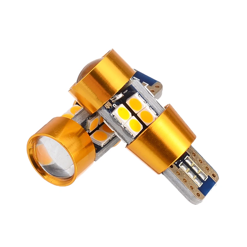 Car Light Source 2pcs/set T10 168 194 2825 W5W 19LED Amber Car Parking Backup Position Light Bulb DC 12V