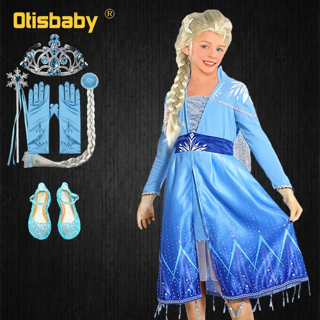 FANTASIA FROZEN ELSA DESCARTAVEL 3 a 6 ANOS - FANTASIA FROZEN ELSA