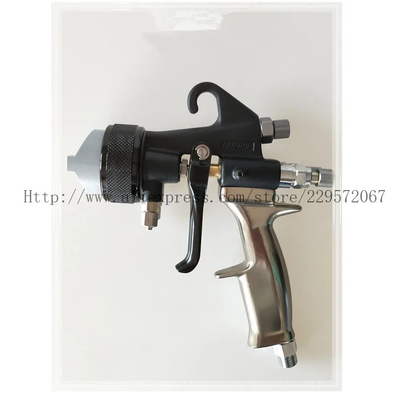 

profession double nozzle(dual-head) spray gun chrome painting solution PE spray gun two component spray gun Paint Spray Gun