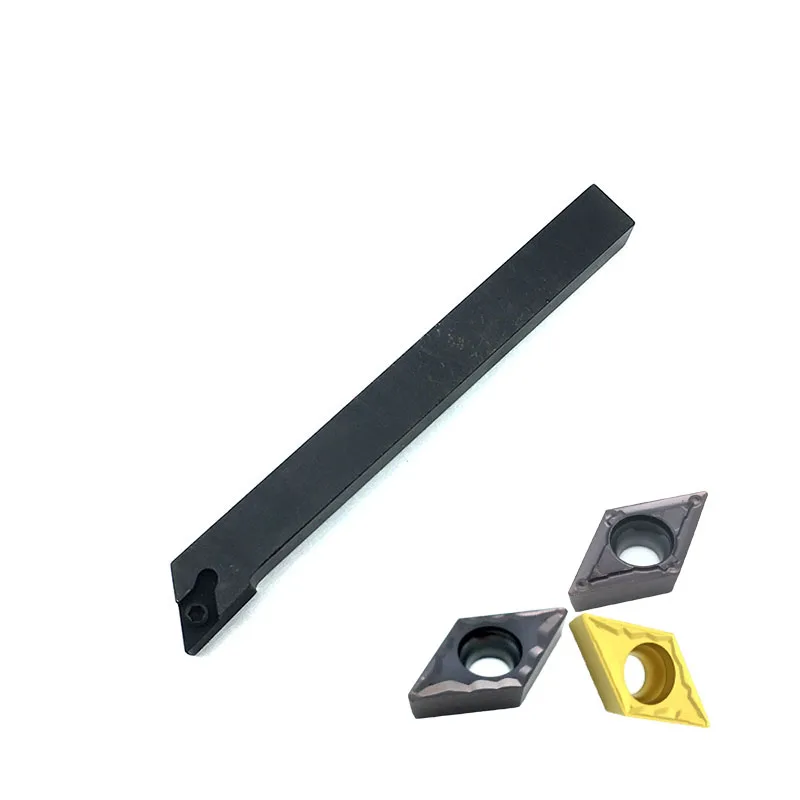 

10 Units DCMT070204 carbide inserts + 1 Units SDJCR1212 sdjcl12h07 SDJCR1010 Metal Lathe Turning Tool Set