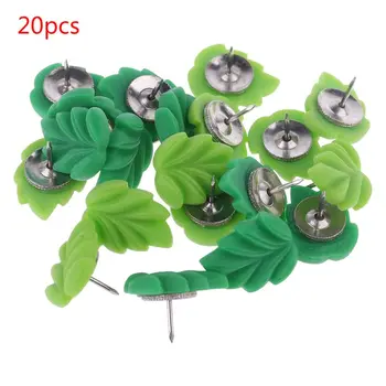 

20pcs/set Plastic+Metal Thumbtacks Map Pin Pushpin Cork Board For Art Photo Message Wall Thumb Tack Decorative For Home School