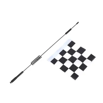 

290mm Metal Decorative Antenna with Flag for RC Car Crawler Traxxas HSP Redcat RC4WD Tamiya Axial SCX10 D90 HPI Parts Accessorie