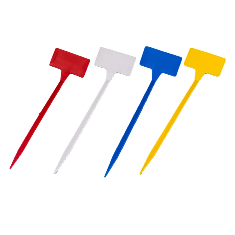 10Pcs T Type Plant Markers Plastic Waterproof Tags Garden Nursery Tray Premium Label For Garden Markers Stick Tools