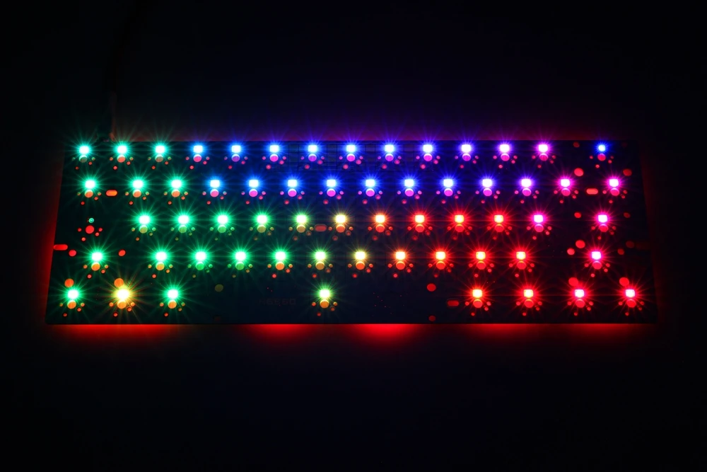 Сатаны RGB 60% специальное механическое уплотнение с вращением пружины клавиатура