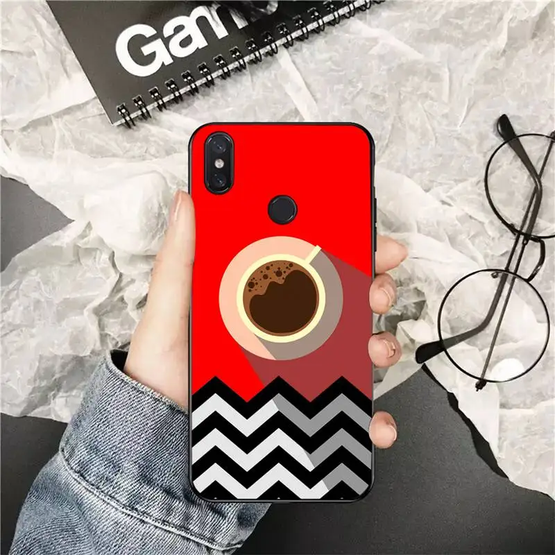 FHNBLJ Twin Peaks Fire Walk With Me Black Cell Phone Case for Xiaomi Redmi 5 5Plus 6 6A 4X 7 7A 8 8A 9 Note 5 5A 6 7 8 8Pro 8T 9 leather case for xiaomi Cases For Xiaomi