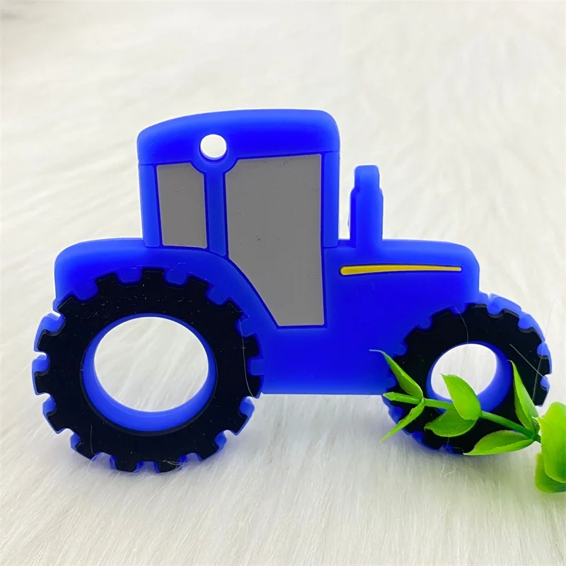 1PCS BPA Free Car Silicone Baby Teether rodent Baby Teething Toys Chewable  Baby Products Nursing Gift 5