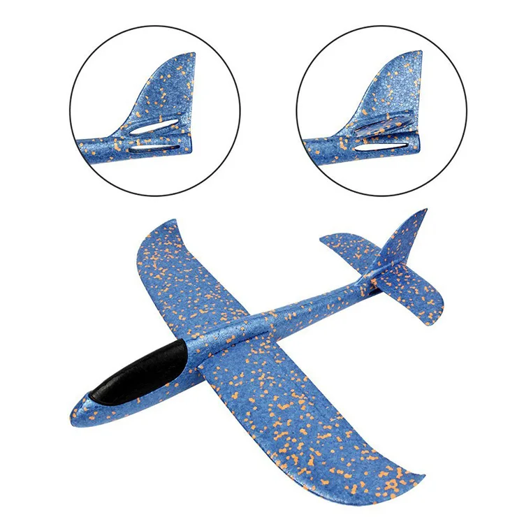 

Plane Model DIY Hand Throw Flying Glider Planes Outdoor games Parent-child Trick Foam Airplane Toy Glider Baby Toys for Children